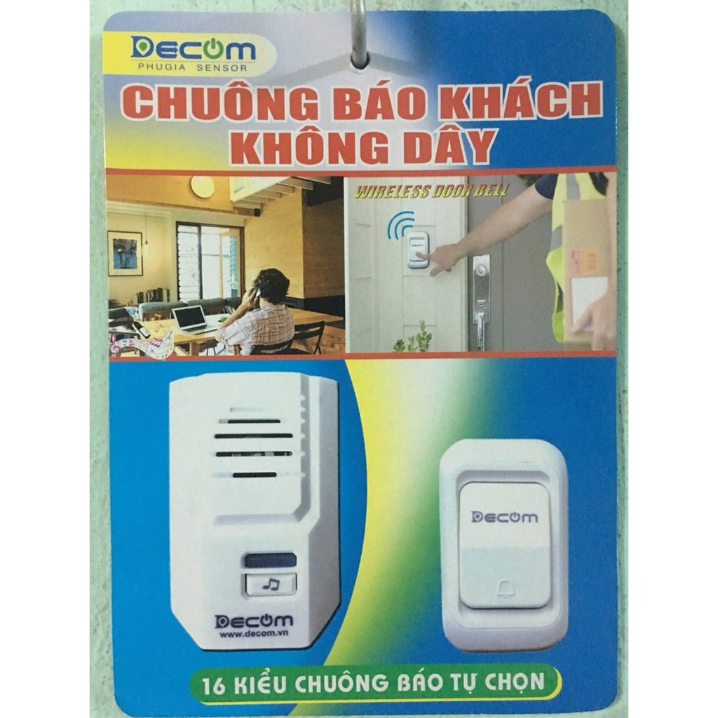 Chuông Báo Khách Không Dây DC-187
