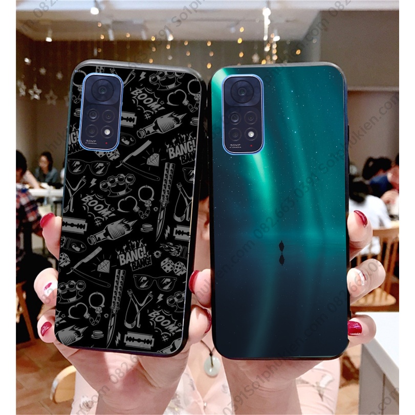 Ốp lưng Xiaomi Redmi Note 11 / Note 11s 4G (bản VN) / Note 11s 5G dẻo đen in hình thiên cá tính, trẻ trung
