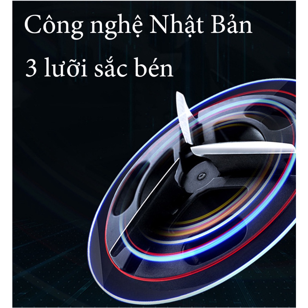 Máy cạo râu nam mini SH-588, 3 lưỡi siêu nhỏ gọn công nghệ Nhật Bản, Không trầy xước