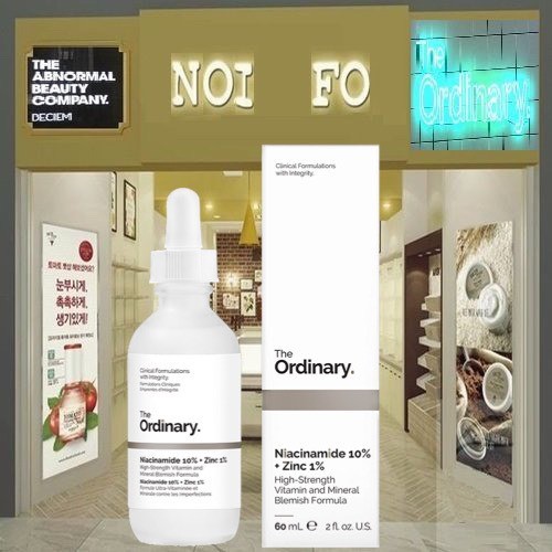 Serum ngừa mụn, sáng da, se khít Niacinamide 10% + Zinc 1% - The Ordinary