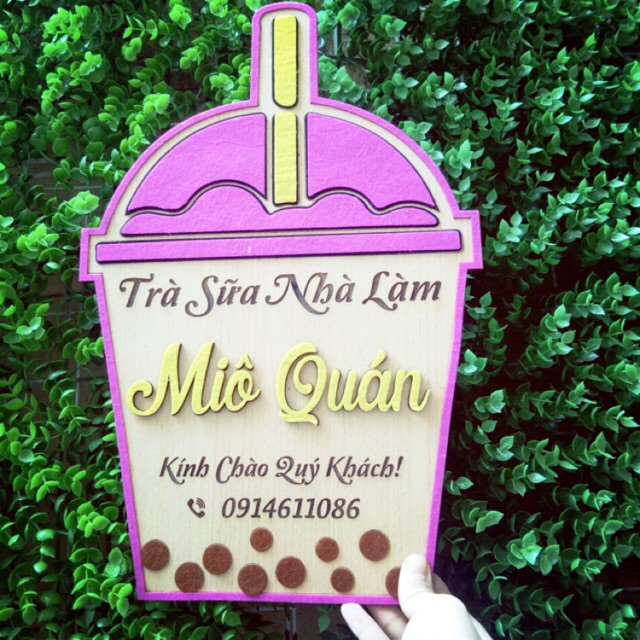 Bảng gỗ thương hiệu