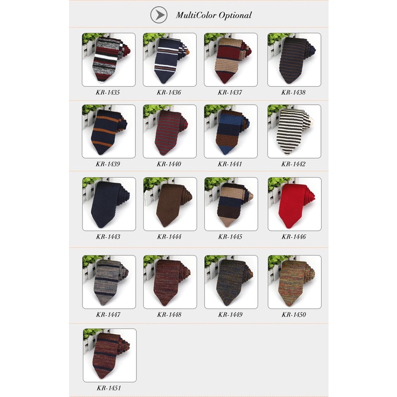 Cà Vạt Dệt Kim 7CM Kẻ Sọc Thời Trang Lịch Lãm Cho Nam