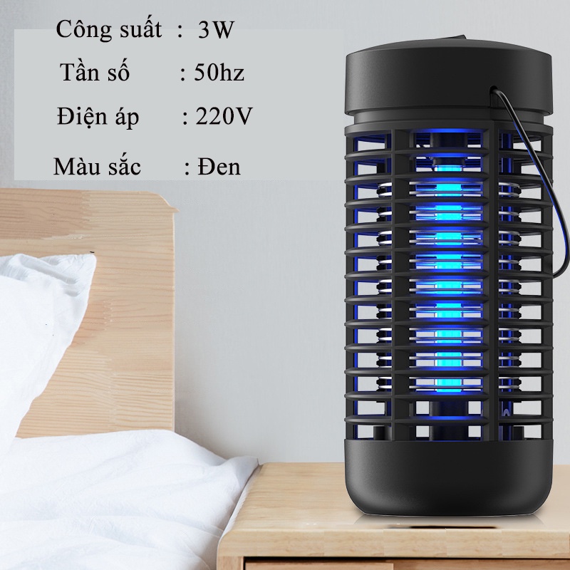 [Mã INCU20 giảm 20K đơn 150K] Đèn Bắt Muỗi Và Diệt Côn Trùng KUNBE, Công Nghệ Ánh Sáng Tím UVA Tiêu Diệt Muỗi Hiệu Quả