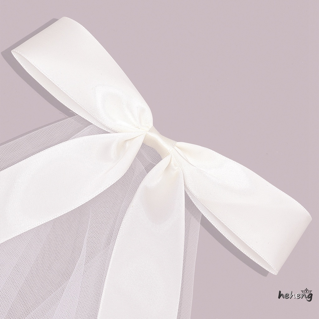 Mạng Che Mặt Đính Nơ Tua Rua Phụ Kiện Chụp Ảnh Đám Cưới / Trang Điểm Studio Mới