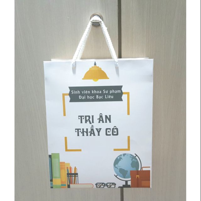 100 Túi in size L phom dọc 20x25x8 (giấy ivory dày) | BigBuy360 - bigbuy360.vn