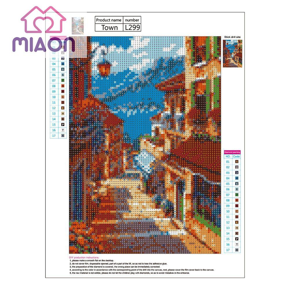 Tranh Đính Đá 5d Tự Làm Hình Phong Cảnh Đường Phố Trang Trí Nội Thất | BigBuy360 - bigbuy360.vn