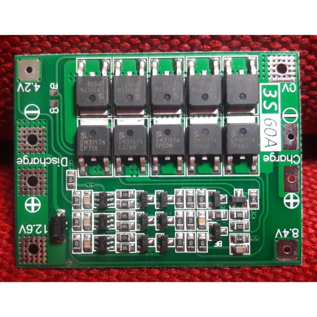 Mạch bảo vệ 3S (BMS 3S) dùng cho pin 3,7V