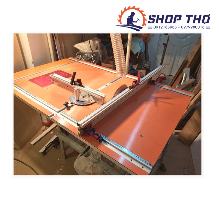 Thanh nhôm định hình chữ L chế bàn cưa bàn phay