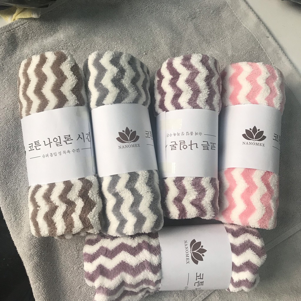 Combo 70 khăn mặt siêu mềm nhím màu ngẫu nhiên kích thước 30x50cm