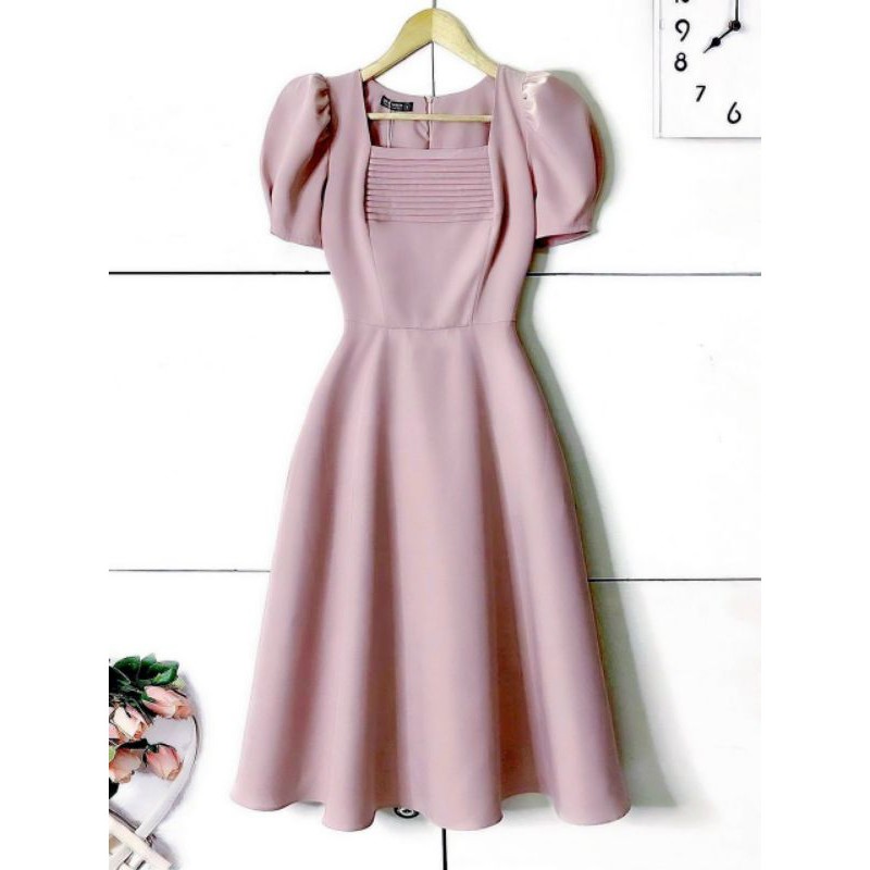 ảnh chụp thật bán sỉ ĐẦM XOÈ CAO CẤP VẢI LỤA THƯỢNG HẢI DÀY KHÔNG NHĂN CAO CẤP  SIZE S.M.L.XL.XXL 40-70KG | BigBuy360 - bigbuy360.vn