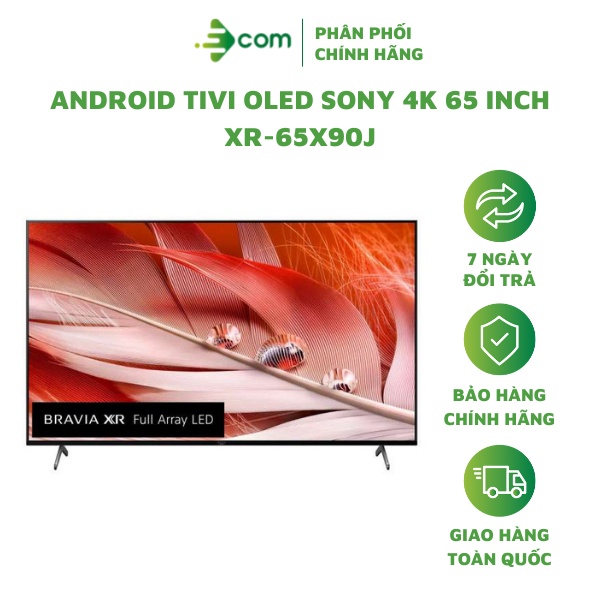 Android Tivi LED Sony 4K 65 Inch XR-65X90J (Hàng Chính Hãng Bảo Hành 24 Tháng)