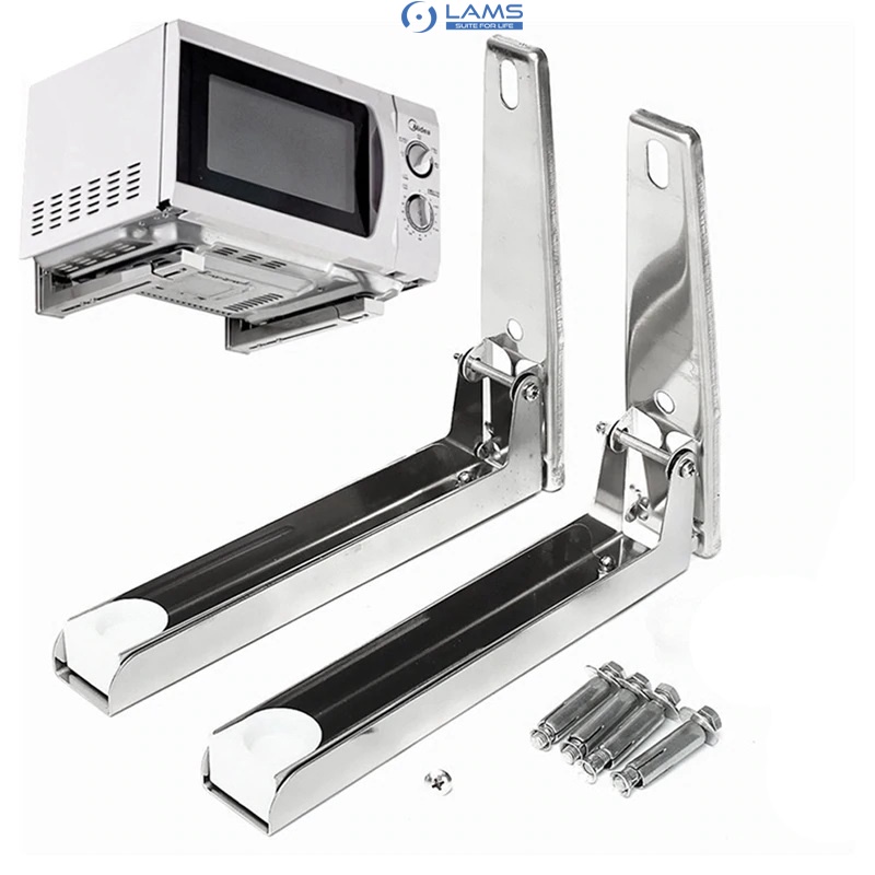 Kệ để lò vi sóng, kệ để lò nướng treo tường inox 304