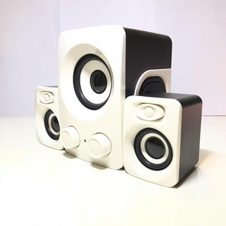 Loa mini 2.1 vi tính TREBLE sang trọng, chất âm hay, loa vi tính Q7 xuất sắc