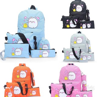 Bộ 5 balo túi xách cao cấp, balo teen thời trang
