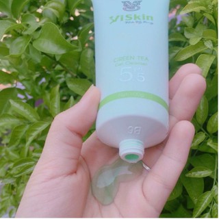 SỮA RỬA MẶT TRÀ XANH VISKIN (Tặng kèm 1 gói nạ 4in1 ViSkin)