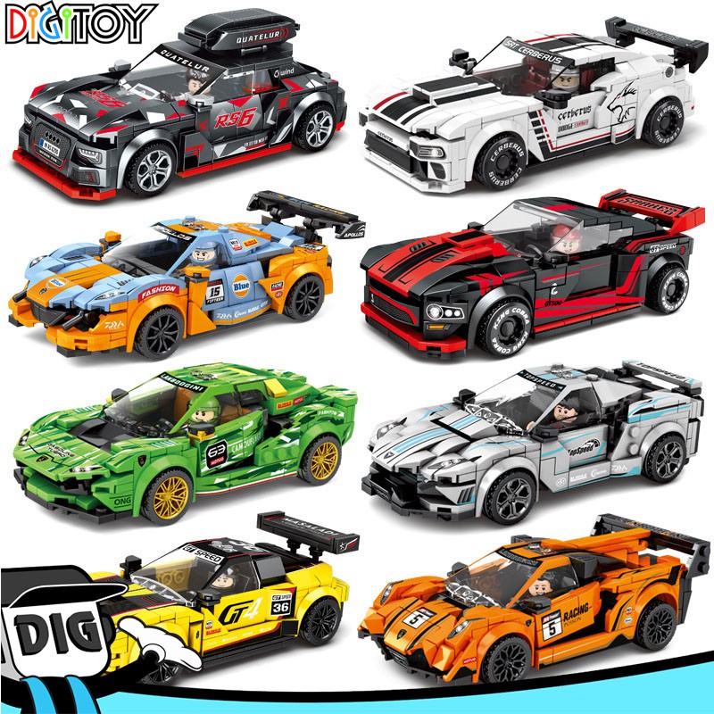 🎲 Lego 🎲 Racing Car - LEYI 31015 - Đồ chơi lắp ráp, 350+ mảnh, mô hình xe đua