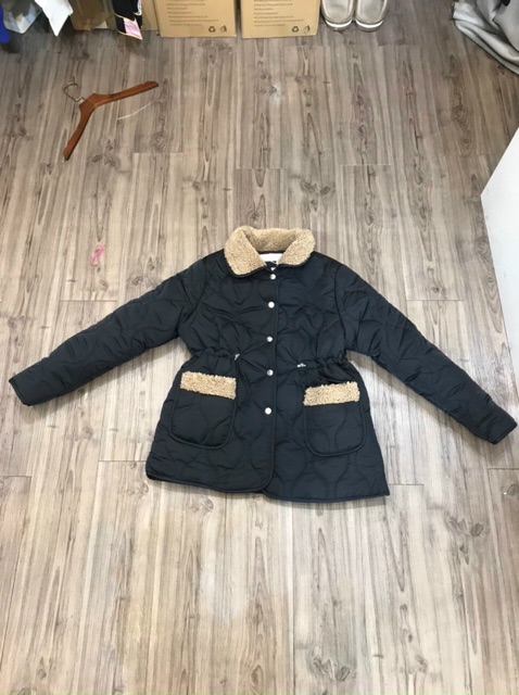 SALE áo khoác phao siêu nhẹ cổ lông thắt eo LOẠI 1 chuẩn mẫu mặc | BigBuy360 - bigbuy360.vn
