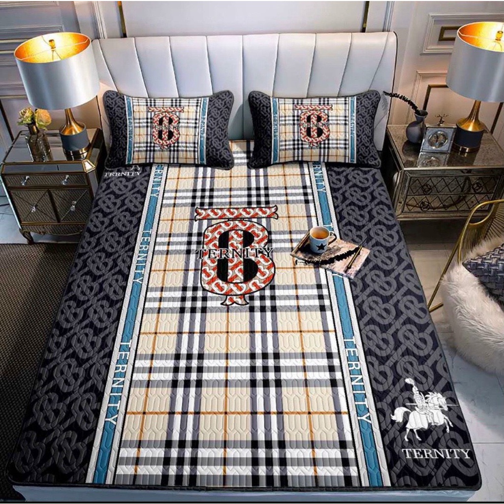 Chiếu điều hòa cao su non in thương hiệu, chiếu cao su non cao cấp tặng kèm 2 vỏ gối kèm túi zip tiện lợi