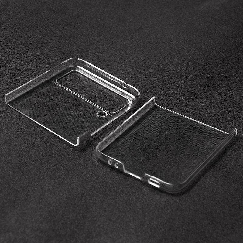 Ốp lưng Galaxy Z FOLD 4 / Z Flip 4 / Z Flip / FLIP 3 / Z FOLD 2 / Z FOLD 3 cứng Trong suốt khoe màu máy