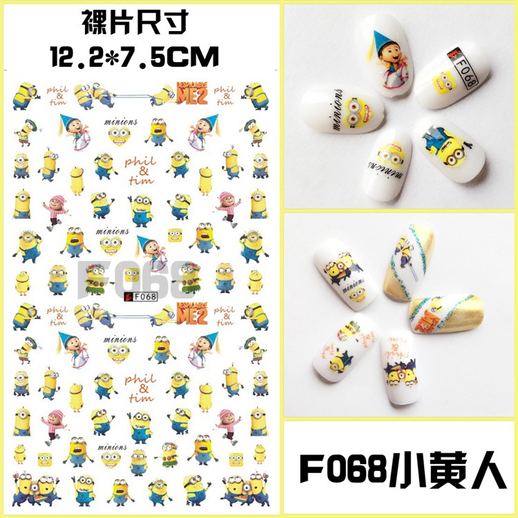 Nail Sticker Hoạt Hình Đẹp Ngộ Nghĩnh- Dán Móng Tay Đáng Yêu