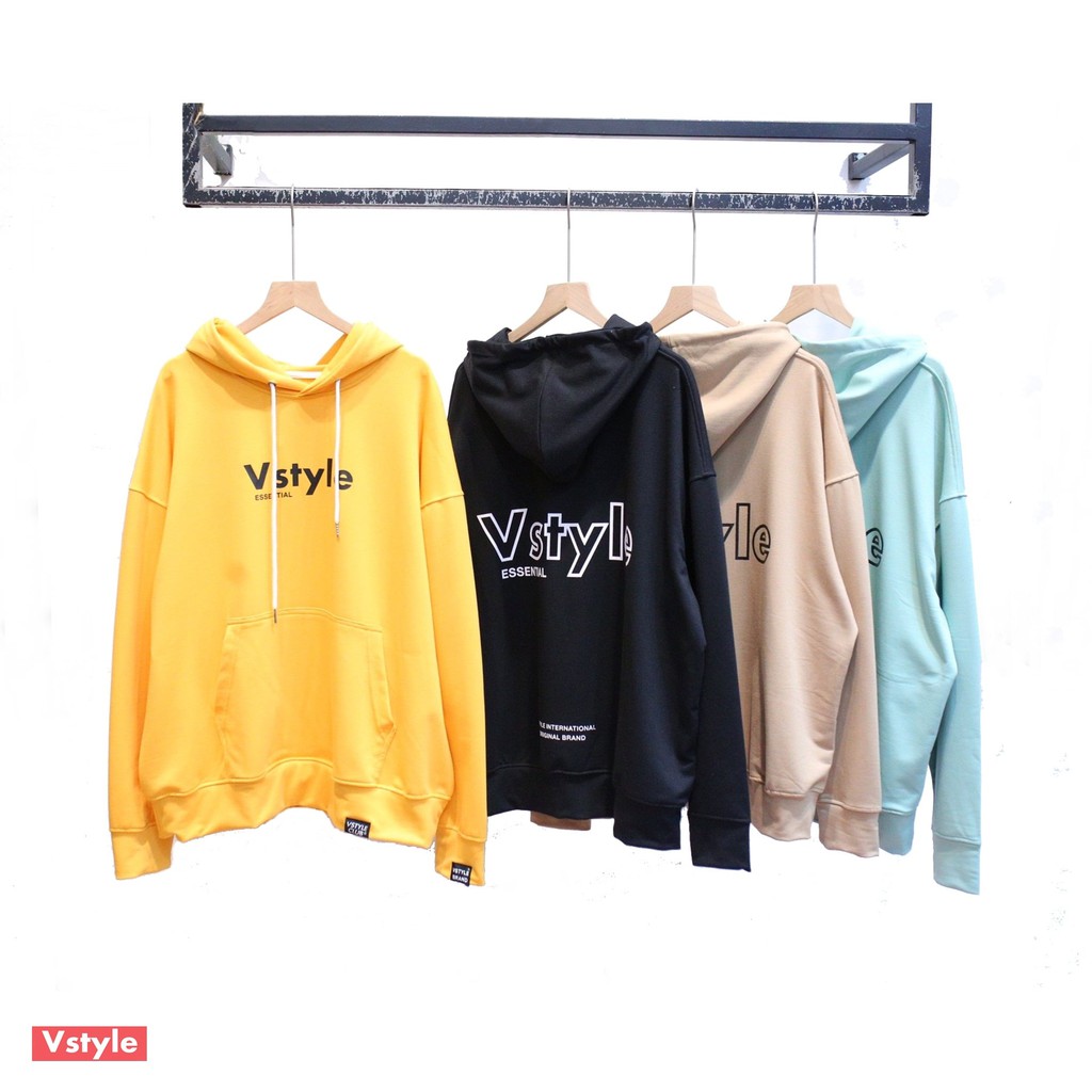 Áo hoodie BasicLogo viền