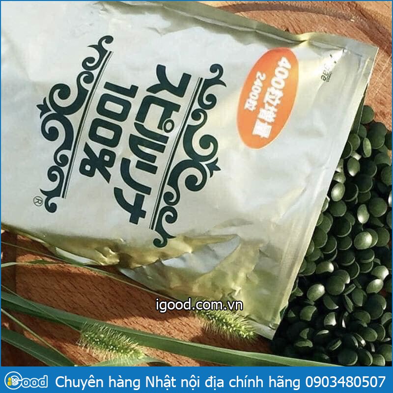 Túi tảo xoắn Spirulina Algae Nhật Bản 2400 viên | BigBuy360 - bigbuy360.vn