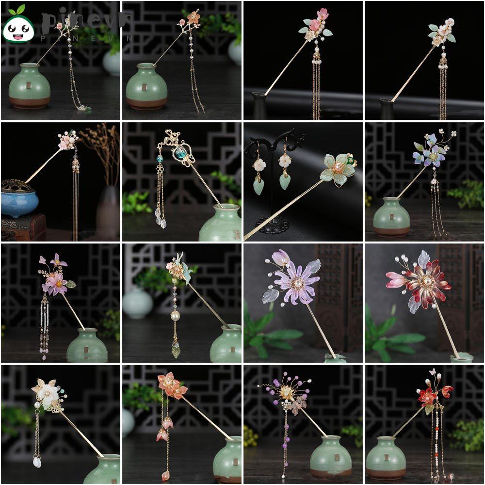 Trâm Cài Tóc Hình Hoa Phong Cách Retro