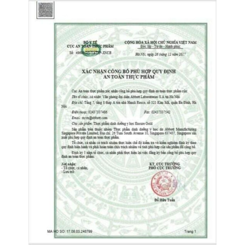 Lốc 6 chai SỮA NƯỚC ENSURE / ENSURE GOLD VIGOR)