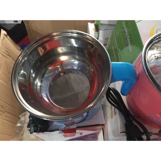 Nồi lẩu mini đa năng 2 nấc nhiệt Tặng kèm xửng hấp