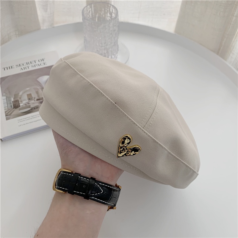 Mũ Beret Kim Loại Mỏng Thoáng Khí Phong Cách Nhật Bản Thời Trang Mùa Hè Cho Nữ