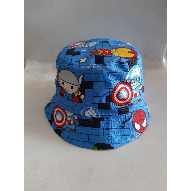 Mũ Bucket In Hình Truyện Tranh Marvel Độc Đáo Cho Bé