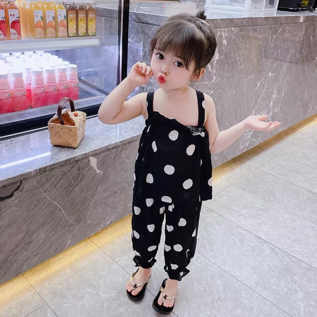 Bộ đồ quần áo cổ bèo thêu cho bé gái 8-20kg