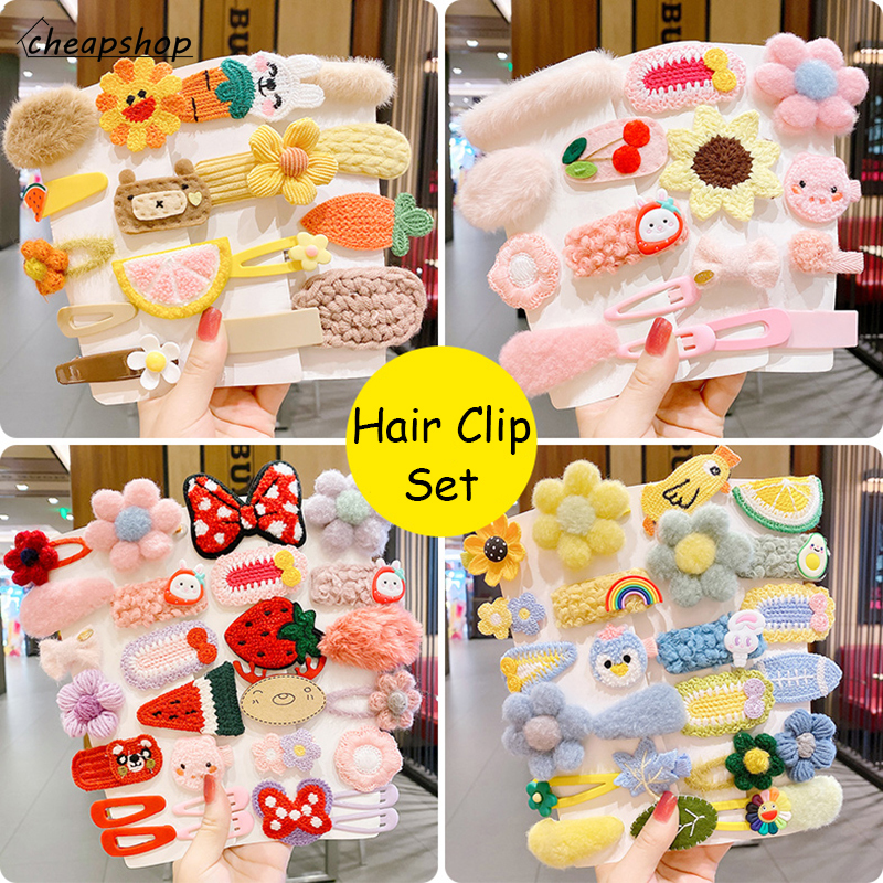 iF YOU Bộ Kẹp Tóc Hình Trái Cây Xinh Xắn Cho Bé Gái