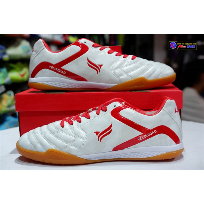 Giày đá bóng kamito Velocidad IC - trắng(size38-44)