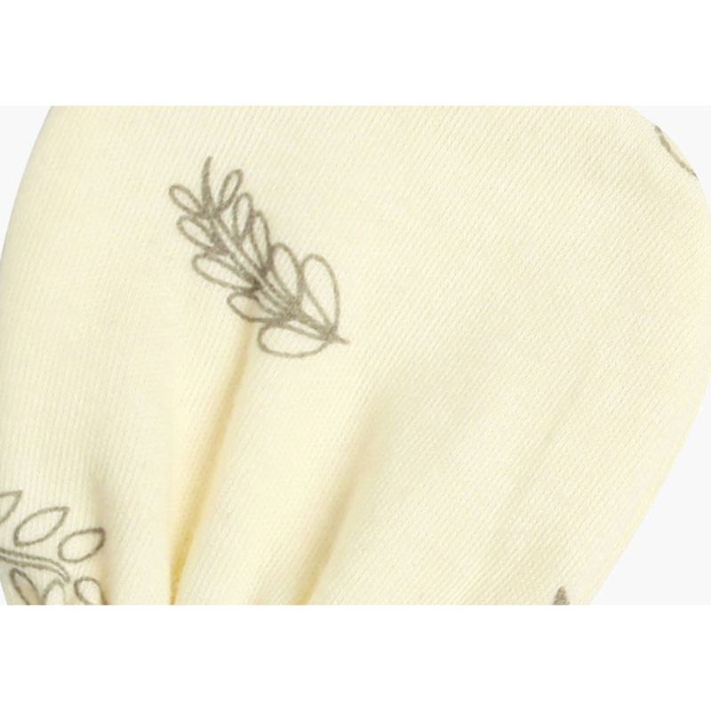 Bộ Găng Tay + Nón + Găng Tay Bằng Cotton Chống Xước Giữ Ấm Cho Bé Sơ Sinh