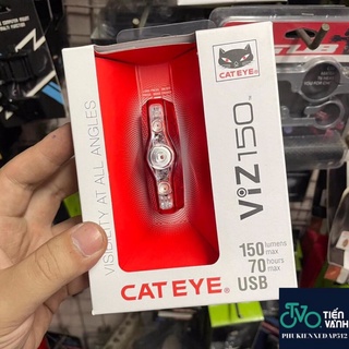 Đèn sau xe đạp Cateye Viz150