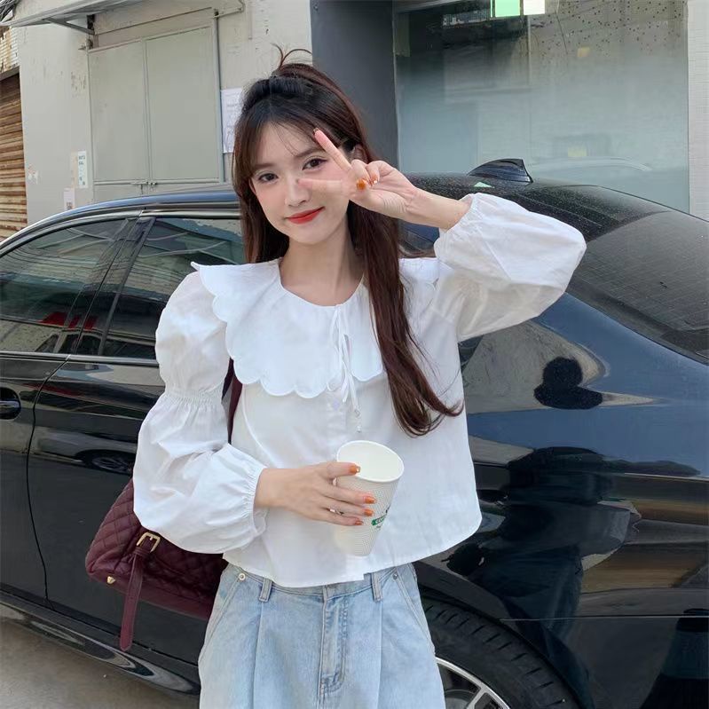 Bộ Áo + Chân Váy Yếm Thời Trang Mùa Thu Phong Cách Preppy Mới 2022