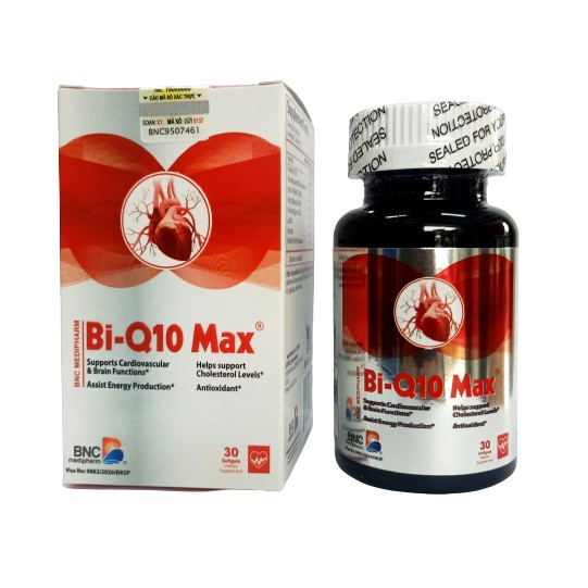 [CHÍNH HÃNG] Bi-Q10 Max - Tăng cường sức khỏe tim mạch