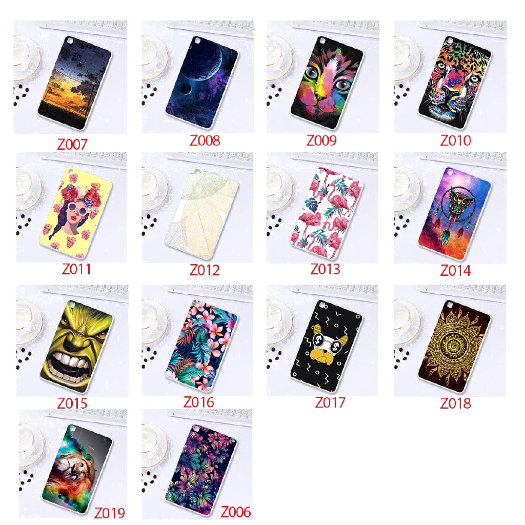 Samsung Galaxy Tab A 8.0 2017 T380 Covers Printed TPU Painted Tablet Case