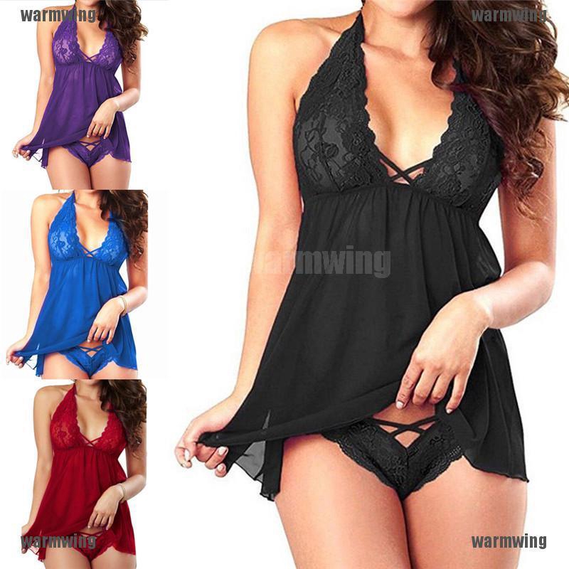 Đồ Lót Ngủ Nữ Plus Size Phối Ren Gợi Cảm