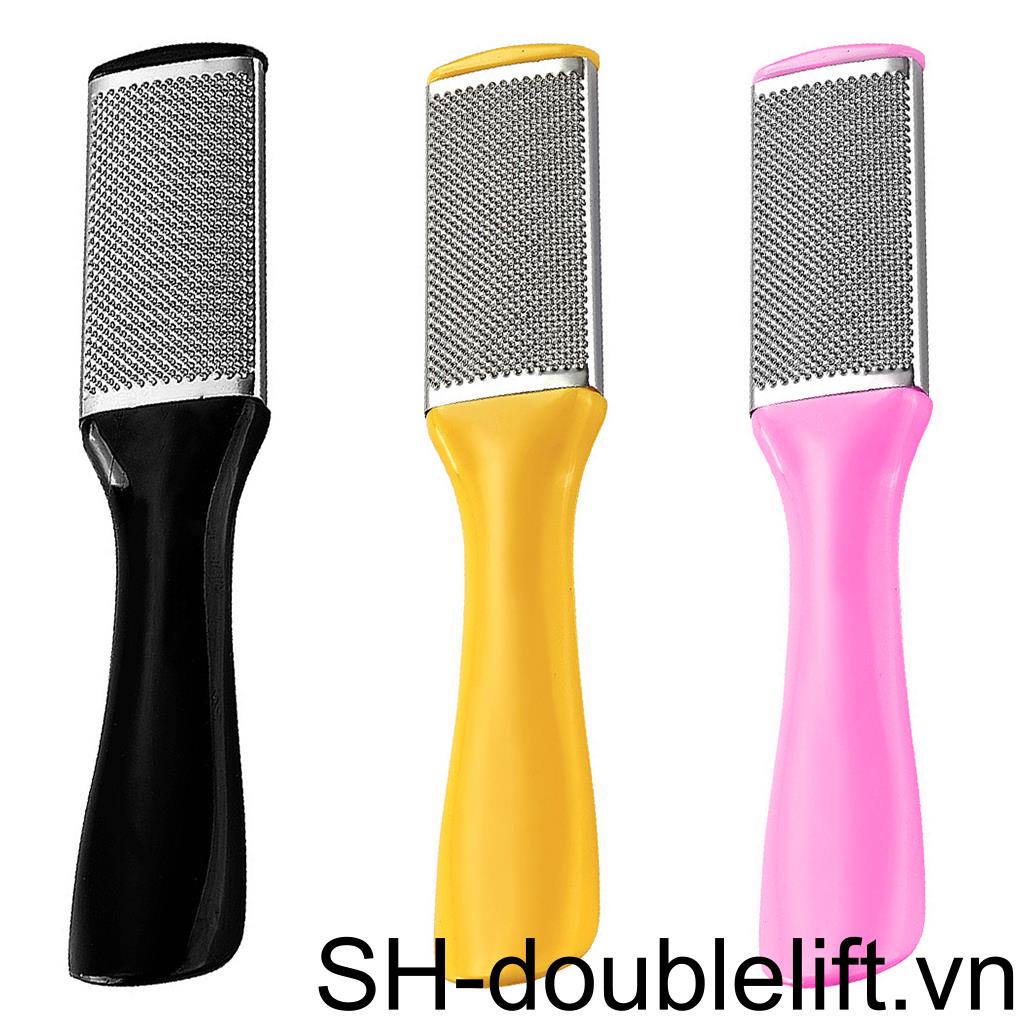 [Hàng mới về] Dụng cụ tẩy da chết tay cầm chống trượt bằng nhựa cho gia đình tránh nứt
