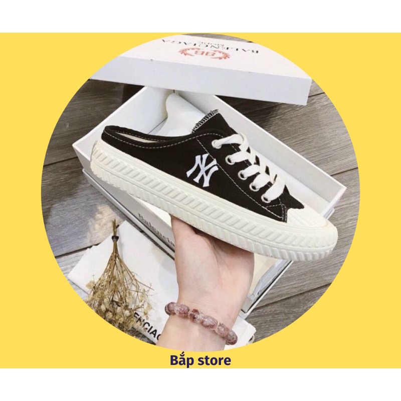 ✅[ Full Box + Bill ] Giày Sục nữ Ny Đạp Gót, Sục MLB màu đẹp bản chuẩn full sz 35-40 hót nhất năm