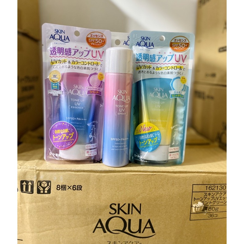 KEM CHỐNG NẮNG HIỆU CHỈNH MÀU DA SKIN AQUA TONE UP 80g