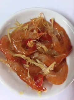 Tôm đất chua nhà làm