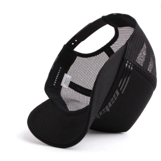 PREMI3R Mũ lưỡi trai CALABA meshcap allblack NB032 - L phong cách Hàn Quốc Mũ lưỡi trai