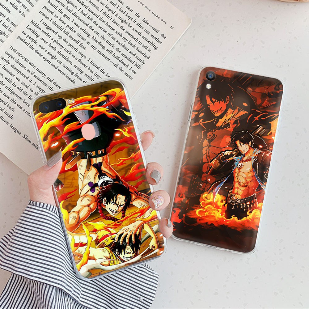 Ốp Lưng Mềm Trong Suốt In Hình Nhân Vật One Piece Cho Oppo A5 A9 A3s A5s A92s Tt164