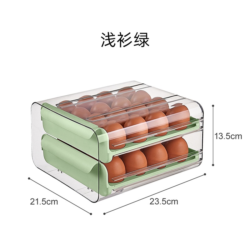 Hộp Đựng Trứng Bằng Nhựa Chống Sốc Tiện Dụng Cho Tủ Lạnh