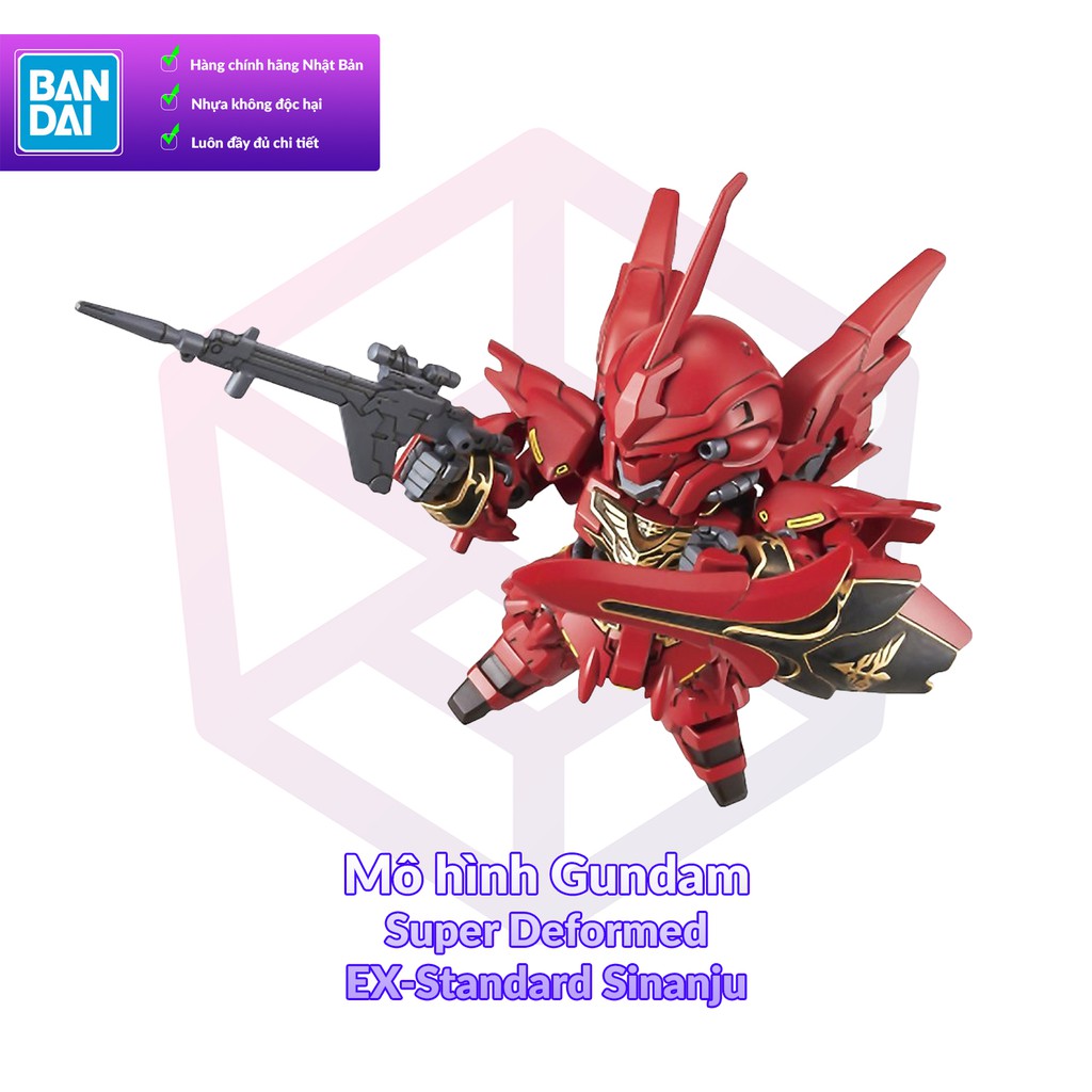 Mô hình Gundam Bandai SD EX 13 MSN-06S Sinanju EX Standard MS Gundam UC [GDB] [BSD]