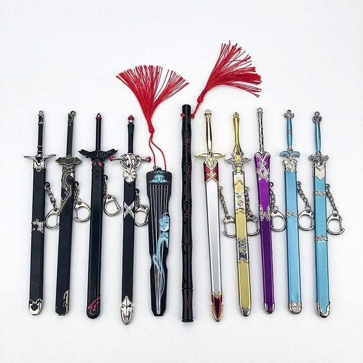 Móc khóa Thiên gia 16cm móc khóa acrylic móc khóa mica móc khóa cổ trang