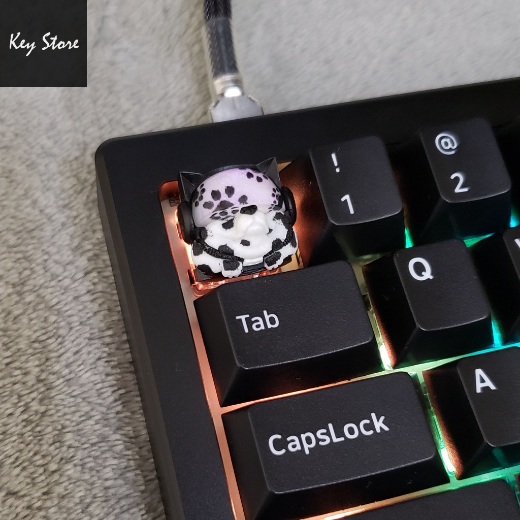 Nút bàn phím cơ artisan keycap sirius màu 101 chú chó đốm